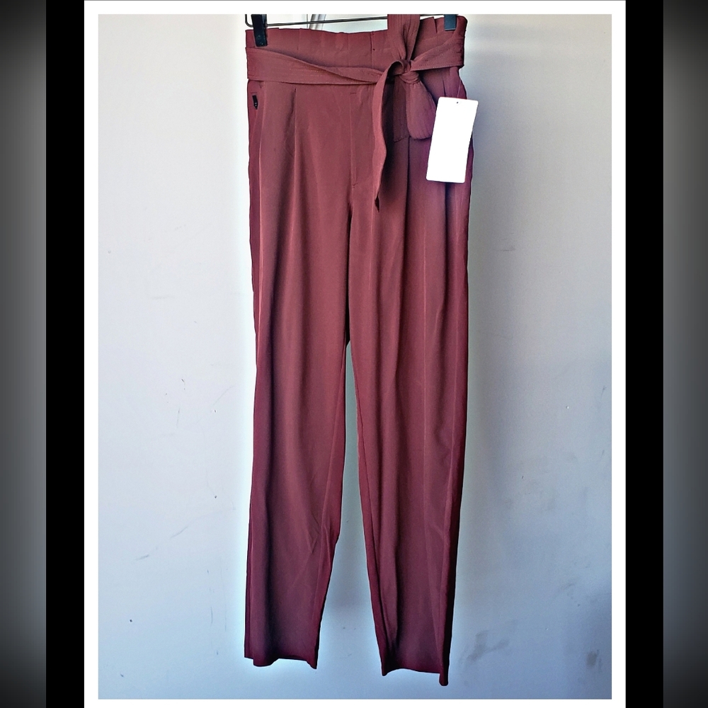 COPY - Athleta Cognac Brown Skyline II Pant - Size 4